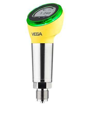 Преобразователь давления с керамической измерительной ячейкой, дисплеем и цветным кольцевым индикатором VEGABAR 38 Датчики давления