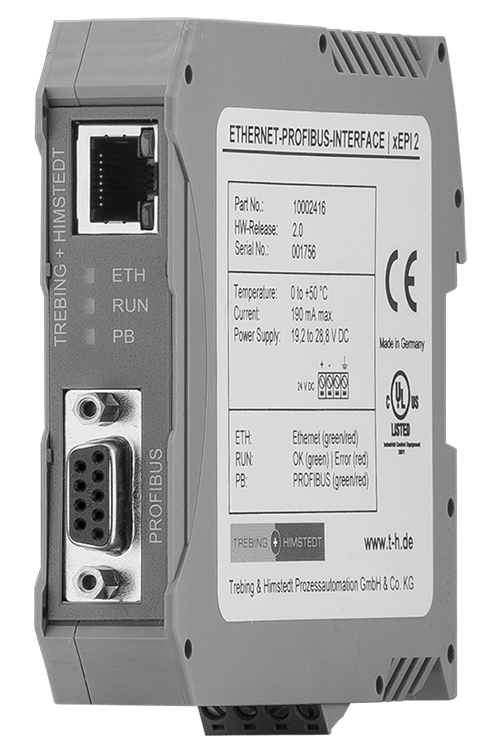 Интерфейс для соединения устройств VEGA с ПО VEGA Ethernet-Profibus Вспомогательное оборудование ОПС